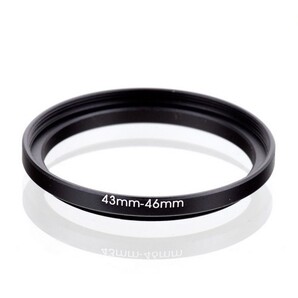 高品質 ステップ アップ リング43mm→46mm全141種類