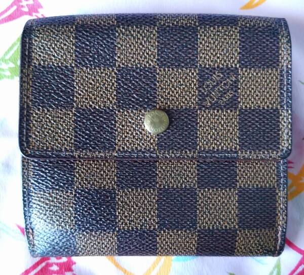 ルイヴィトンLOUIS VUITTON ダミエ ポルト モネ・ビエカルト クレディ( Wホック財布)