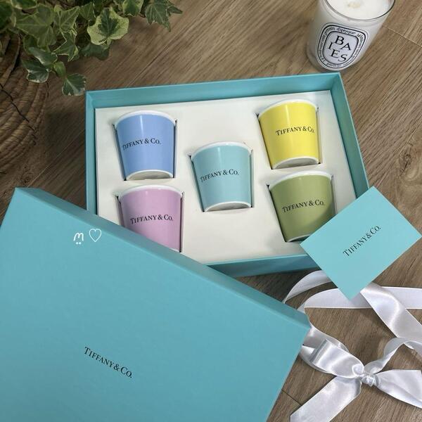 送料無料 新品未使用品 ティファニー ボーンチャイナペーパーカップ エスプレッソ 食器 インテリア TIFFANY&Co.