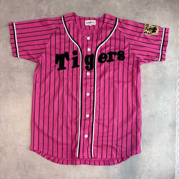 阪神タイガース ピンク ユニフォーム レディース M 応援 ベースボールシャツ レプリカ 女の子
