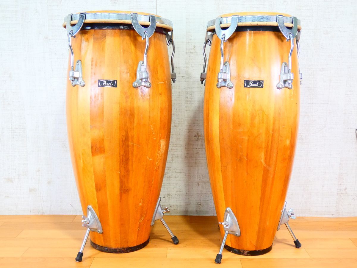 Pearl コンガ(小)1台、パール、ラテン音楽、パーカッション、中古品、 Yahoo!オークション -「pearl コンガ」の落札相場・落札価格