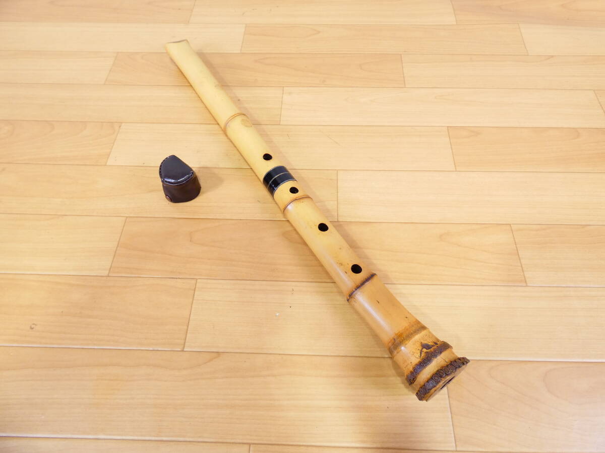 尺八 翠光 琴古流 5孔 銀三線 約55cm 一尺八寸管 Yahoo!オークション -「翠」(尺八) (和楽器)の落札相場・落札価格
