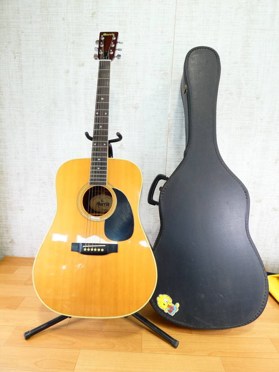 Morris モーリス アコースティックギター W-20 ハードケース付き Yahoo!オークション -「morris w 20」の落札相場・落札価格