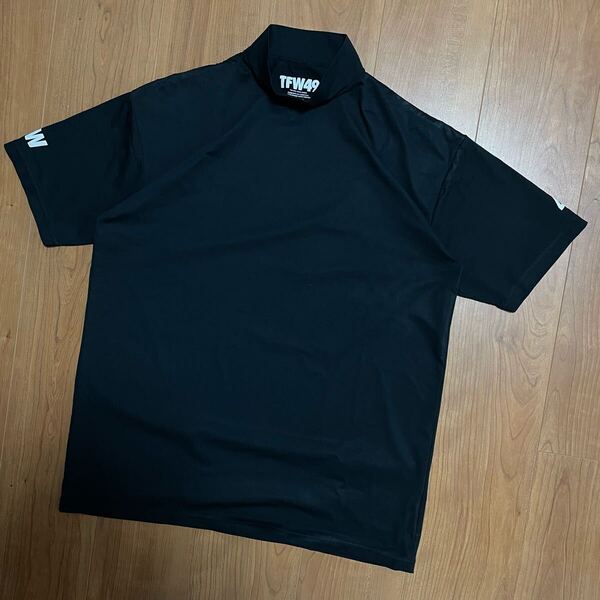 TFW49 モックネック Tシャツ M ブラック junhashimoto ゴルフ
