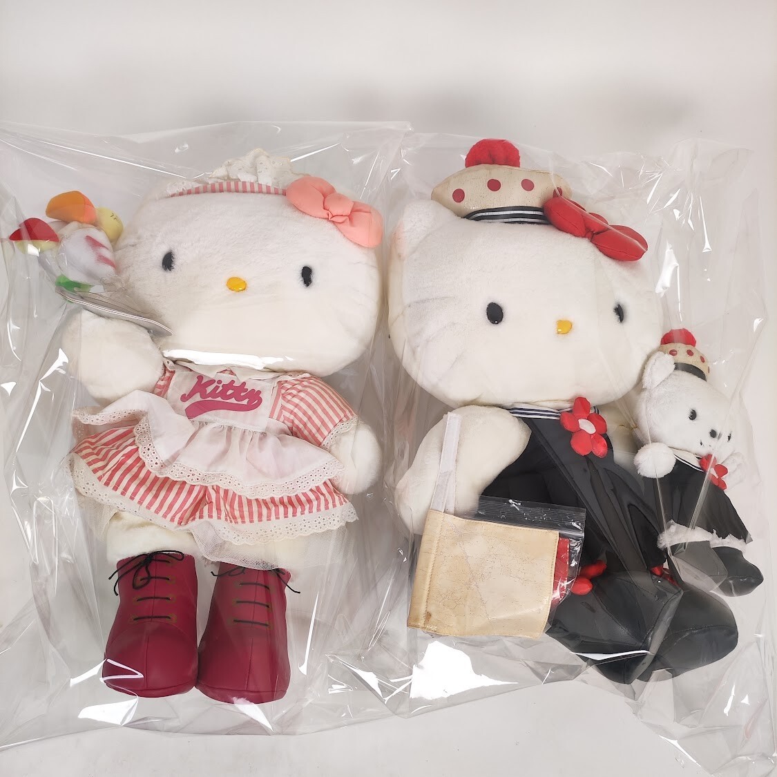 希少レア ハローキティ ウェイトレス ぬいぐるみ メイドキティ サンリオ Yahoo!オークション -「キティ ウェイトレス」の落札相場・落札価格