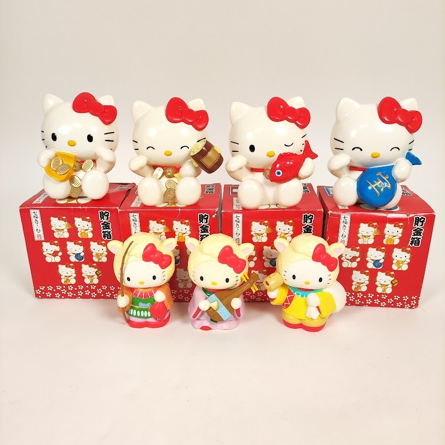 【未使用】ハローキティ 七福きてぃねこ 七福神 陶器 置物 サンリオ レア Yahoo!オークション -「七福きてぃねこ」の落札相場・落札価格