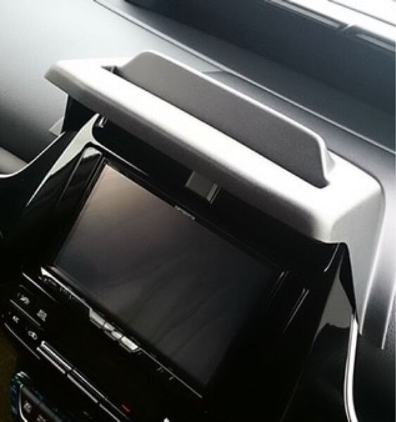 中古 プリウス50系専用 エアロナビバイザー(シックスセンス) 前期 後期 スマホホルダー タブレットホルダー