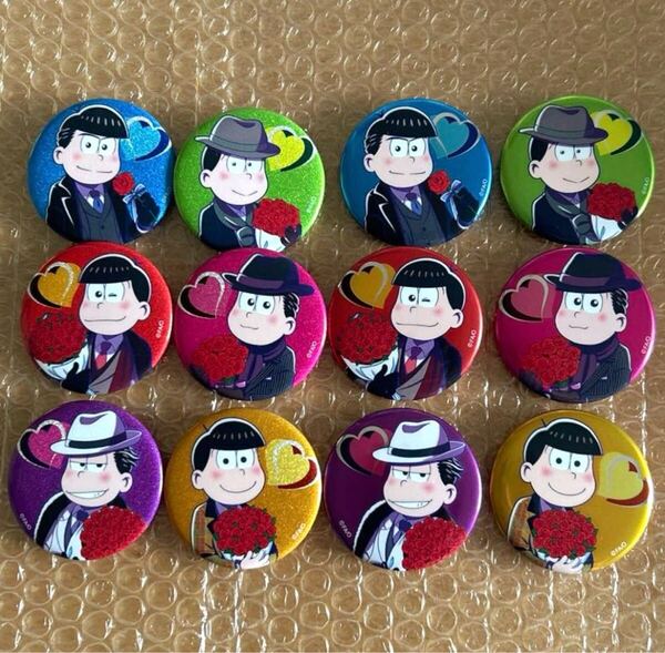 おそ松さん 缶バッジコレクション 全12種 グリッター メタル PRONTO 第三弾 プロント バッジ 一松 おそ松 トド松 十四松 カラ松 チョロ松