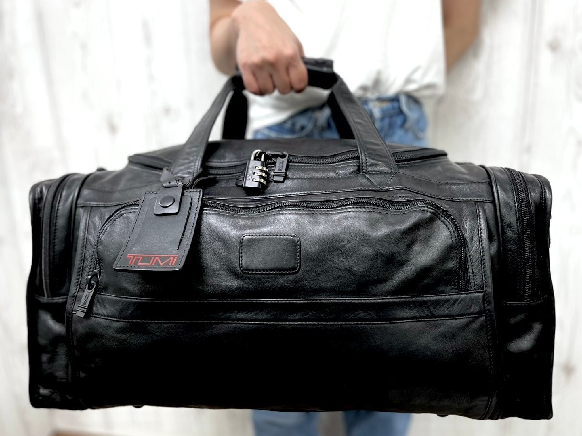 トゥミ 2way ボストンバッグ 旅行カバン ショルダーバッグ 黒 オールレザー Yahoo!オークション -「tumi レザーバッグ」(ボストンバッグ