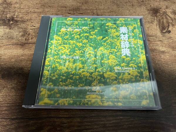 著作権フリーCD-ROM「素材辞典 Vol.20 群生の花・桜編」●
