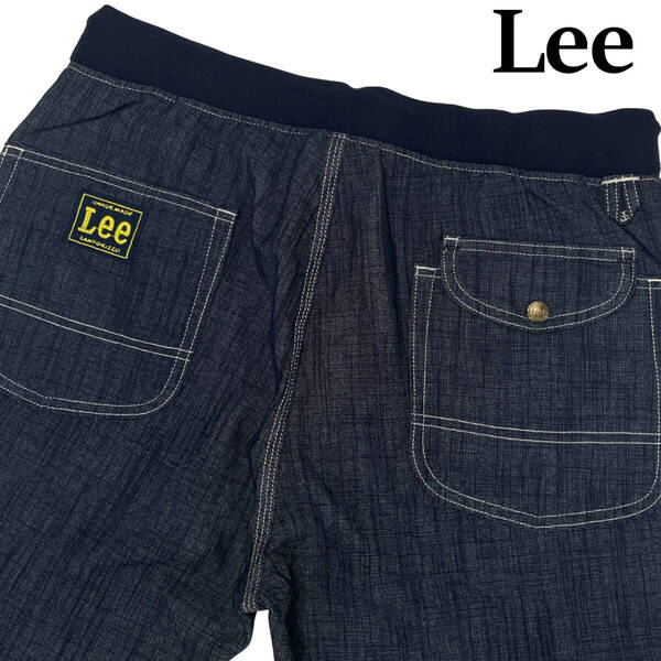 Lee リー 50600 イージーパンツ W34 (約86~100cm) イージーパンツ リブ仕様 コットン ロールアップ パンツ メンズ