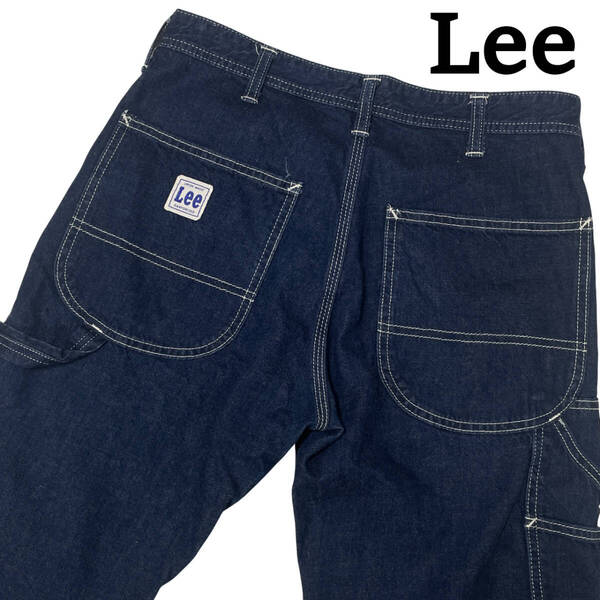 Lee リー 40288 七分丈 ペインターパンツ Sサイズ (約78cm W31相当) ショートパンツ ジーンズ 日本製 3/2 ハーフパンツ デニムパンツ
