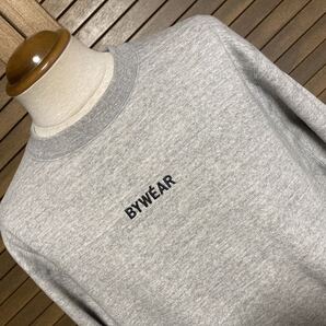 新品 バイウェア(日本) 長袖裏起毛スエットトレーナーM/175㎝前後向き/超長綿スーピマコットン日本製ビンテージ仕様 定価1.8万円