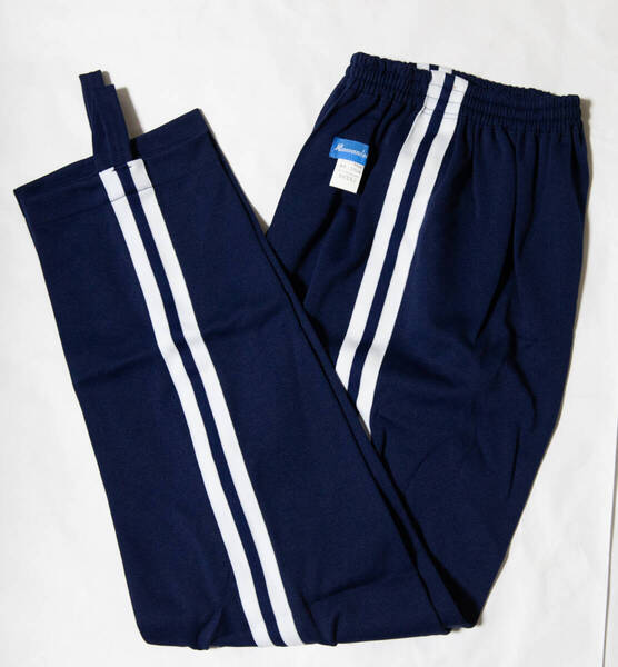 体操服★カワニシ 学校ジャージタイツ 紺×白2本線 M 未使用品即決!