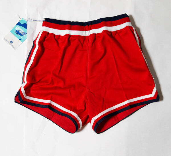 体操服★キャピタルエース バスケットボールパンツ 赤×白 120 未使用品即決! ジャージ短パン
