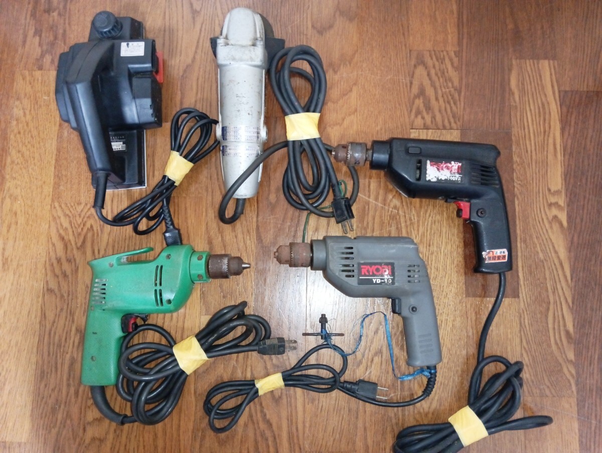 TOSHIBA ドリル DIY 工具 年代物 Yahoo!オークション -「東芝電気ドリル」(電動工具) (工具、DIY