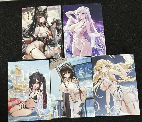 アズールレーン サマーフェア ゲーマーズ 限定 特典 ブロマイド 全種 5種