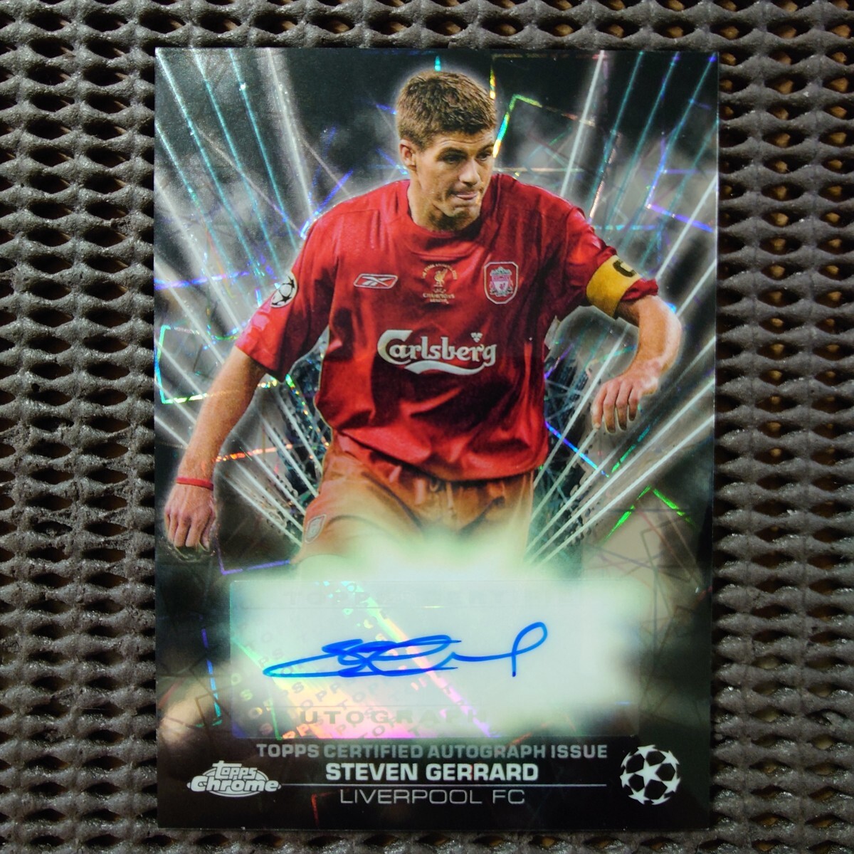 スティーヴン・ジェラード Steven Gerrard Panini サイン Yahoo!オークション -「steven gerrard」(シングルカード