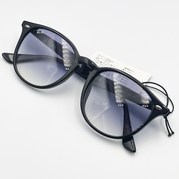 RayBan レイバン サングラス 53□20 ブラック ライトブルー RB4259F 601/19 クロス付き レイバン純正メガネケース付き 国内正規品