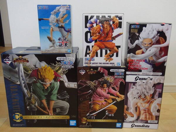 一番くじ ワンピースフィギュア未開封品☆ロジャーB賞 白ひげC賞☆ +おまけ複数 ギア5ルフィ おでん ONE PIECE FIGURE