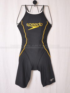 K2038-13■speedo スピード ENDURANCE SP ハーフスーツ練習用水着 SD58N51 ブラック×ゴールド M