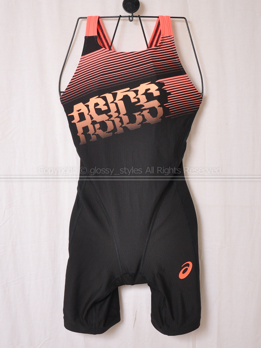 asics ブラック 競泳水着 新品・未使用 asics 競泳水着 2161A070 130 ブラック - メルカリ