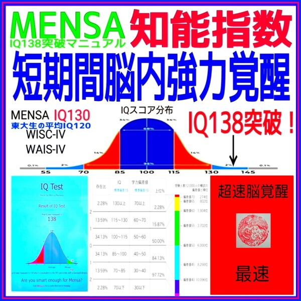 〓脳科学的超覚醒マニュアル〓脳内超活性化訓練による高速符号化!☆大量の情報処理能力と膨大な記憶の高速想起を短期間で実現できます!◇