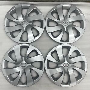 新車外し.超美品☆TOYOTA トヨタ純正☆170系 シエンタ☆後期☆15インチ 純正ホイールキャップ☆4枚set☆シルバー☆NCP.NHP.NSP