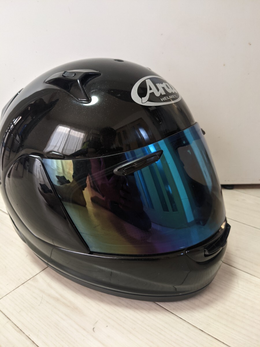 Arai ASTRO IQ Araiミラーシールド付き　61.62サイズ(XL) Amazon | アライ(Arai) バイクヘルメット フルフェイス ASTRO-IQ