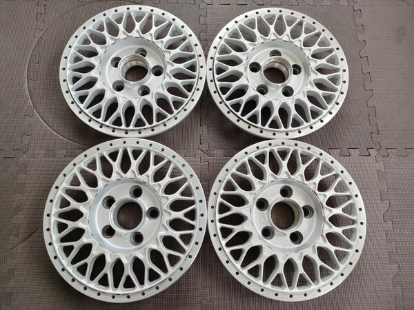【希少】BBS RS262 RS263 17インチ PCD114.3 8J/9J ハブ径66mm ディスクのみ 4枚セット NISSAN用 GT-R Z