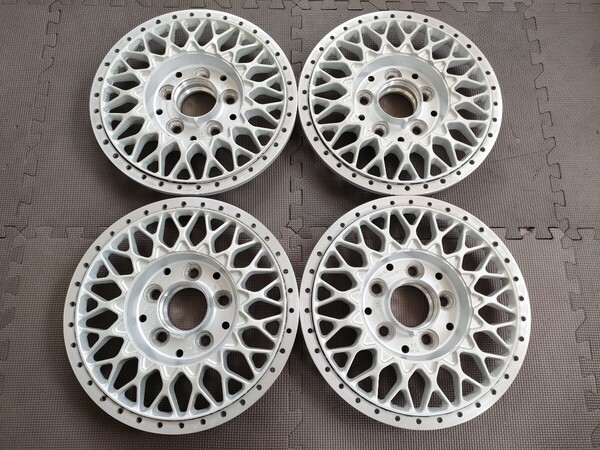 希少 BBS RS180 フラットバック ハイディスク 7.5J×16H2ET14 5×114.3 ハブ径 67mm 4枚セット RX-7 FD3S/FC3S リバレル faces for sale