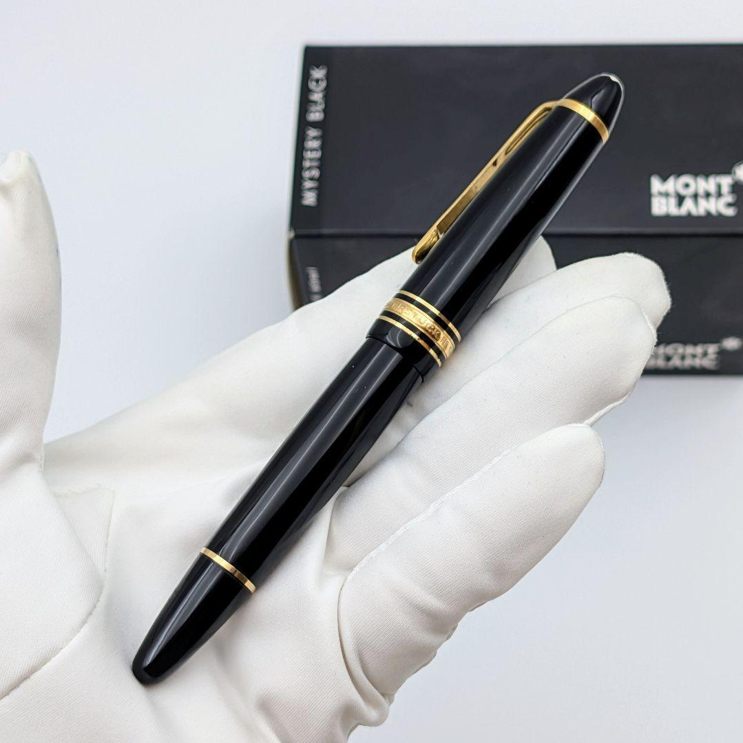 未使用に近い モンブラン 146 14C 全金 万年筆 M 中字 ブラック Yahoo!オークション -「モンブラン 146 14c」の落札相場・落札価格