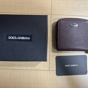ドルチェ&ガッバーナ コインケース BP2018 DOLCE&GABBANA ラウンドファスナー 小銭入れ オーバルロゴプレート ワイン(bp2018pu)