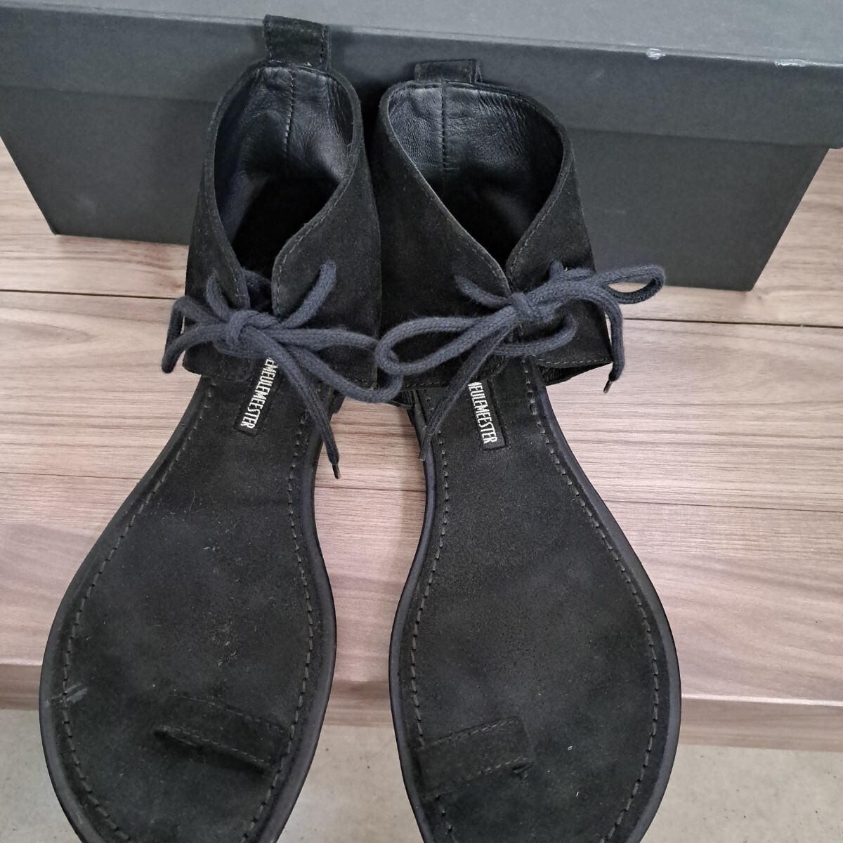 ANN DEMEULEMEESTER サンダル　ブラック　未使用 2025年最新】Yahoo!オークション -アンドゥムルメステール