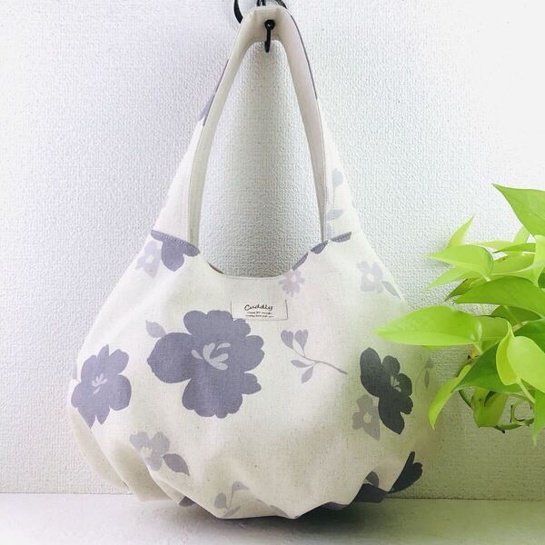*yuwa お花のワンハンドルバッグ グラニーバッグ トートバッグ 肩掛けバック ハンドメイド 花柄 有輪商店