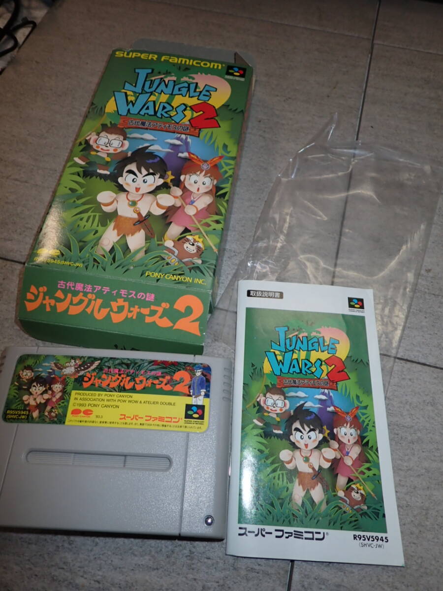 スーパーファミコン ジャングルウォーズ2(新品未使用、箱美品、中身極美品) Yahoo!オークション -「sfc ジャングルウォーズ2」の落札相場