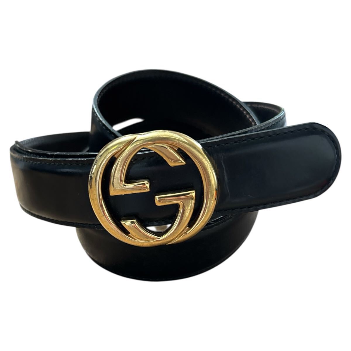 GUCCI オールドグッチ インターロッキング ホースビット ベルド レザー 黒 2025年最新】Yahoo!オークション -グッチ インターロッキング