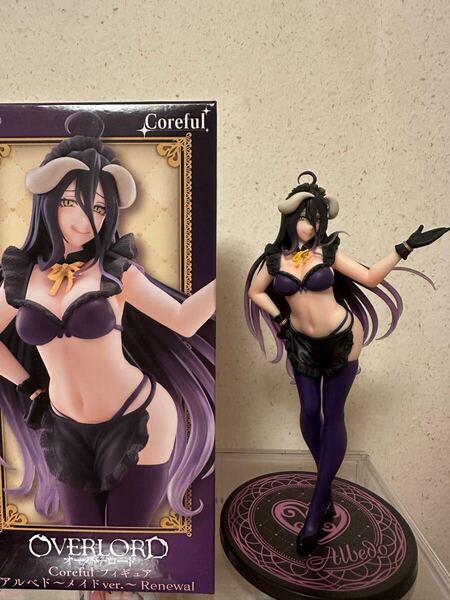 オーバーロード Coreful フィギュア アルベド~メイドver. リペイント陰影アイボリーピンク混交シャドー