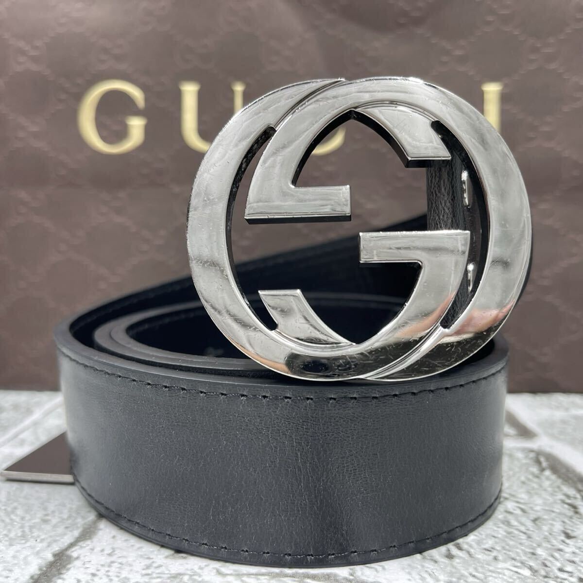 【美品】GUCCI オールドグッチ インターロッキング ベルト シルバー 2025年最新】Yahoo!オークション -グッチ インターロッキング