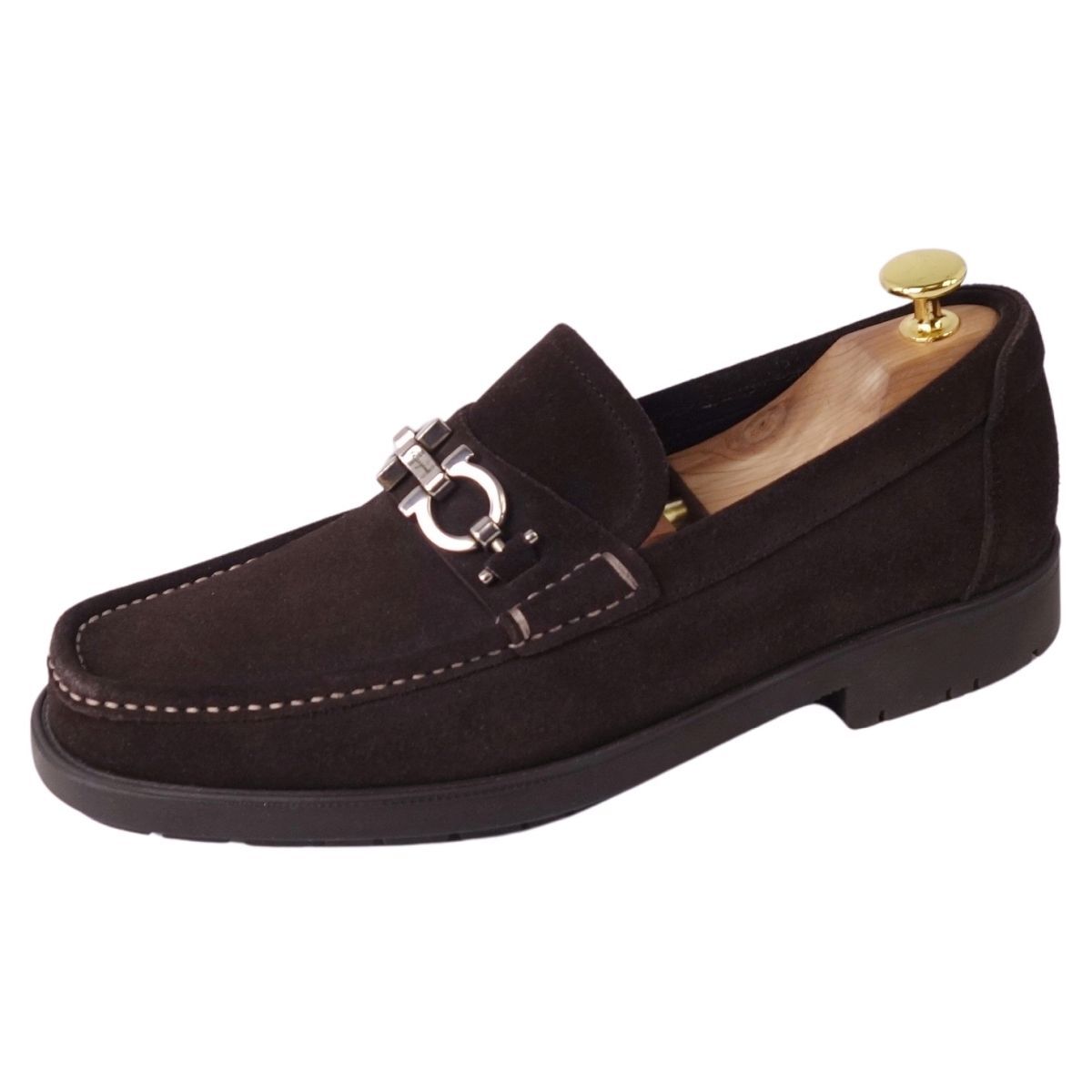 Salvatore Ferragamo シューズ(その他) 茶 4105724G0027 2025年最新】Yahoo!オークション -フェラガモ シューズ メンズの