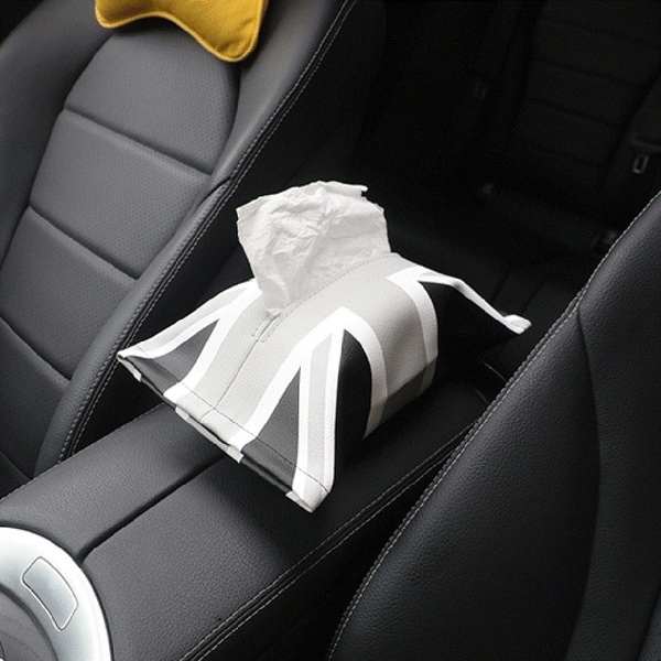 ティッシュ ケース ティッシュカバー ブラックジャック BMW MINI ミニ クーパー 車 アクセサリー おしゃれ PU レザー