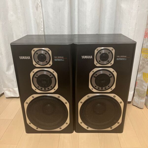 YAMAHA ヤマハ スピーカー ペア NS-555AV 140w 6Ω 動作確認済 送料無料