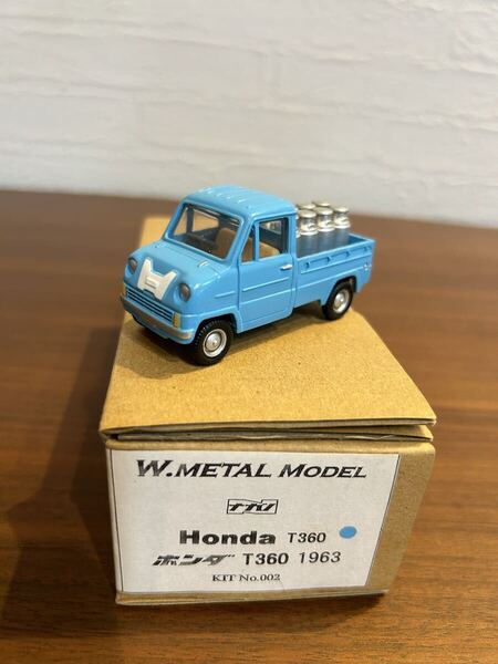 1/43 ナガノ ホワイトメタルモデル ホンダ T360 1963 ライトブルー