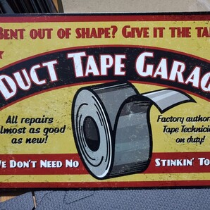 ラスト1点│ダクトテープ│レトロブリキ看板│メタルサインボード│DIYツールグッズ│アメリカン海外雑貨│ガレージや自室│インポート品