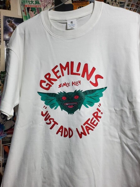 新品│グレムリン│映画│輸入Tシャツ│海外インポート品│サイズL│ホワイト│白│HIPHOP│ストリート