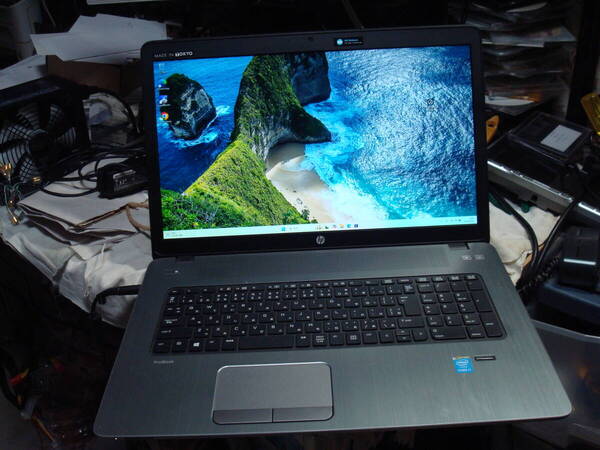 Windows11 i7-4558 2.8GHz メモリ8GB SSD 480GB(新) HP ProBook 470 G2 17.3型(1600x900) MS Office Pro Plus 2019付 超美品 送料無料