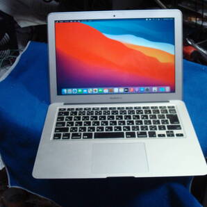 MacBook Air Big Sur 13-inch Mid 2013 Intel i5 1.3GHz メモリ4GB SSD 128GB バッテリ正常 (充放電165回) 美品 送料無料