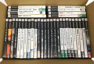 【GM6738/80/0】PS2ソフト★34本★アーマード・コア/彼岸花/シルフィード/ファイプロ リターンズ/葛葉ライドウ 対 超力兵団/戦闘国家 改/他