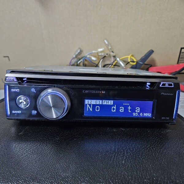 送料無料! カロッツェリア DEH-7100 オーディオメインユニット Bluetooth CD 1DIN carrozzeria デッキ CDプレーヤー