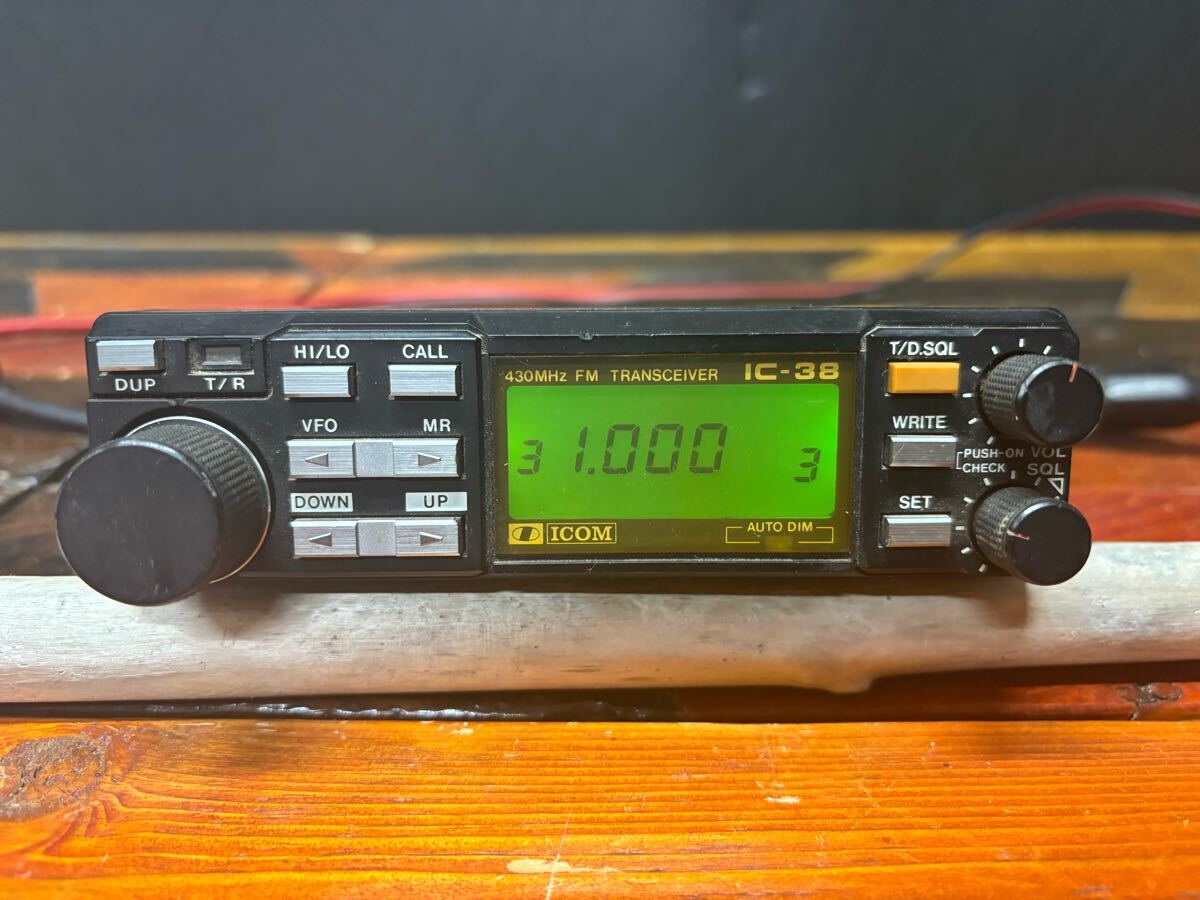 ICOM IC-38 430MHz帯 トランシーバー Yahoo!オークション -「ic-38」の落札相場・落札価格